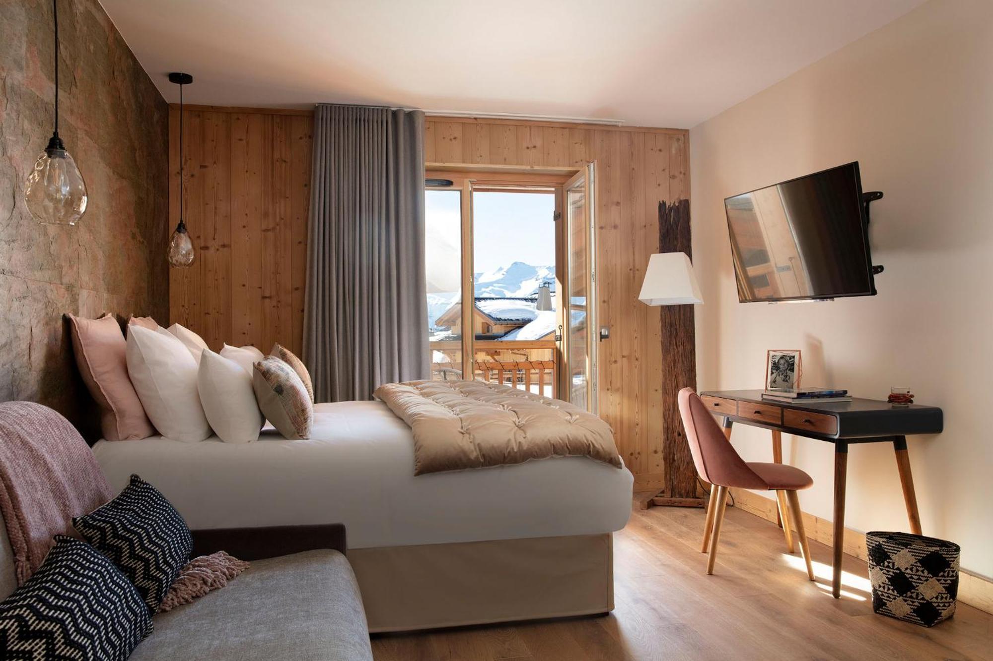 Grandes Rousses Hotel & Spa Alpe d'Huez Exteriér fotografie A room at the hotel